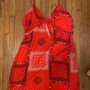 Patchwork mini dress